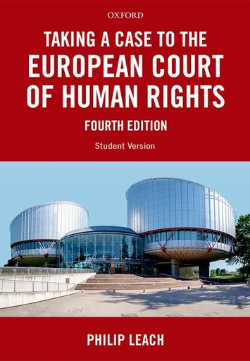 [9780198755418] Taking a Case to the European Court of Human Rights - Fourth Edition