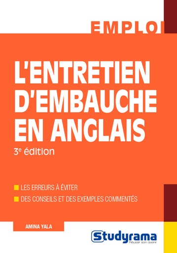 [9782759035175] L'entretien d'embauche en anglais 3ème Edition