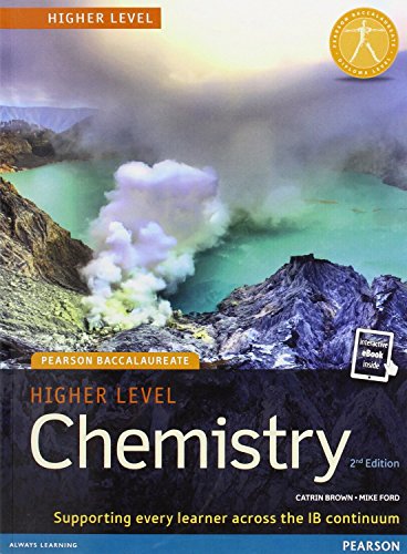 [9781447959755] Pearson Baccalaureate Chemistry Higher level 2nd edition print and online edition for the IB Diploma