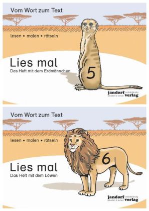 [9783939965800] Lies mal!, H.5+6, Das Heft mit dem Erdmännchen / Das Heft mit dem Löwen