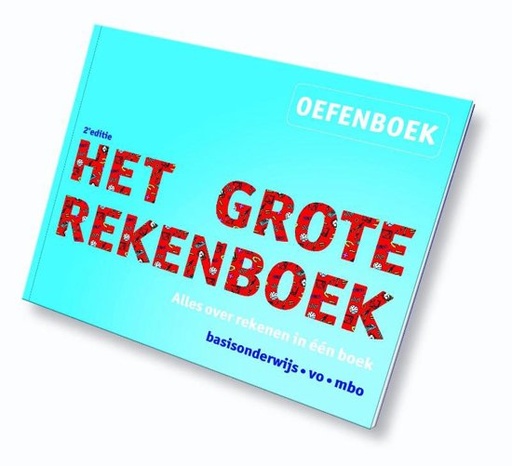 [9789491263415] Het grote rekenboek oefenboek