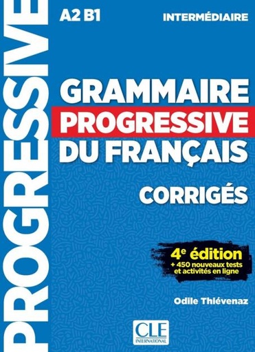 [9782090381047] Grammaire progressive du Français - Niveau intermédiaire - Corrigés - 4ème édition