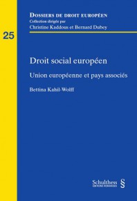 [9783725585199] Droit social européen - Union européenne et pays associés