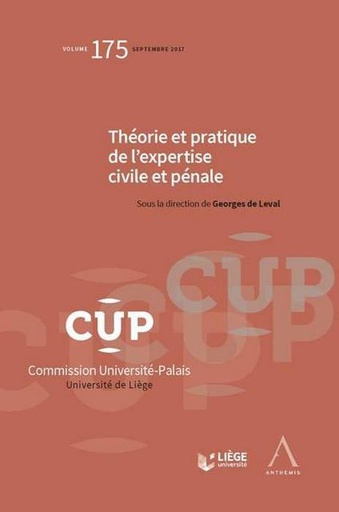 [9782807202351] Théorie et pratique de l'expertise civile et pénale
