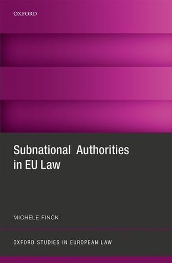 [9780198810896] Subnational Authorities in EU Law