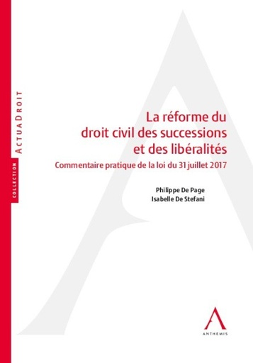 [9782807203242] La réforme du droit civil des successions et des libéralités
