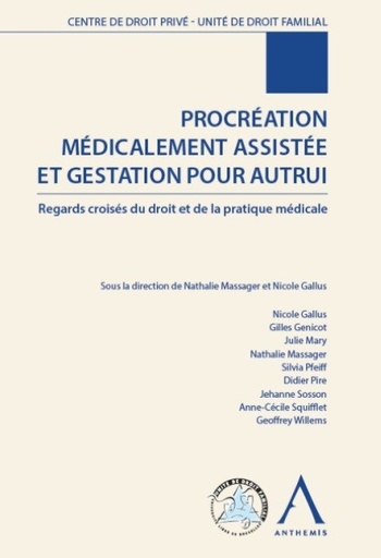 [9782807203341] Procréation médicalement assistée et gestation pour autrui