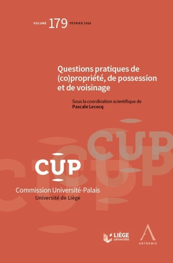 [9782807203709] Questions pratiques de (co)propriété, de possession et de voisinage