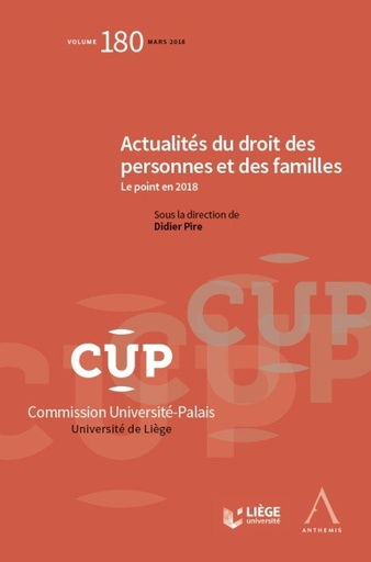 [9782807203716] Actualités du droit des personnes et des familles