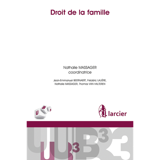 [9782807903180] Droit familial et droit civil - A la croisée des chemins