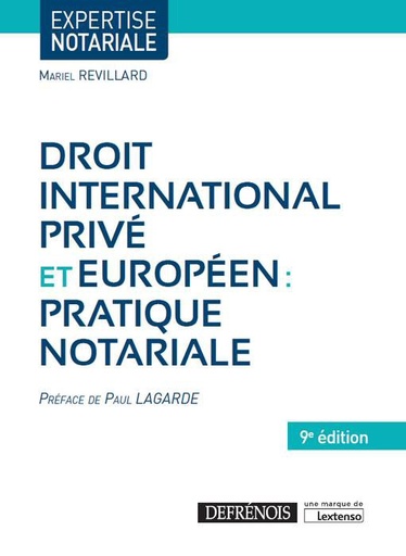 [9782856233054] Droit international privé et européen - Pratique notariale