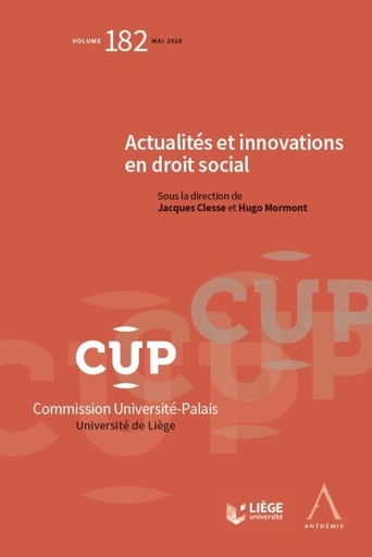 [9782807203730] Actualités et innovations en droit social