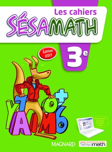 [9782210115811] Cahier Sésamath 3e - Livre de l'élève (2021)