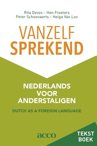 [9789463446969] Vanzelfsprekend - Nederlands voor anderstaligen - Tekstboek Engels 2018