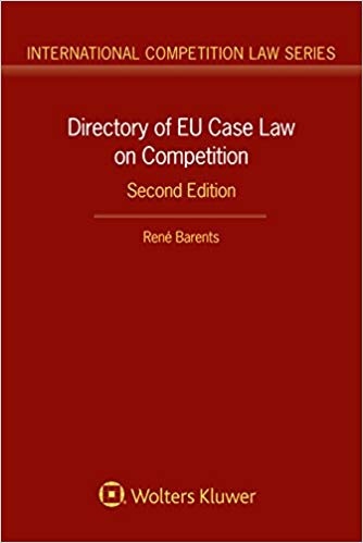 [9789041183637] Directory of EU Case Law on Competition - Second edition