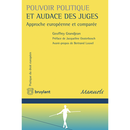 [9782802762225] Pouvoir politique et audace des juges - Approche européenne et comparée