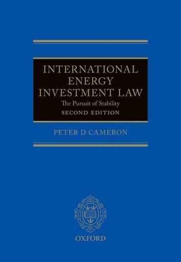 [9780198732471] International Energy Investment Law - The Pursuit of Stability - Second Edition