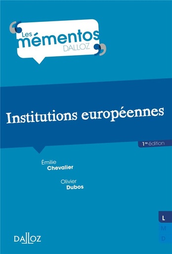 [9782247217366] Institutions européennes - 2ème Edition