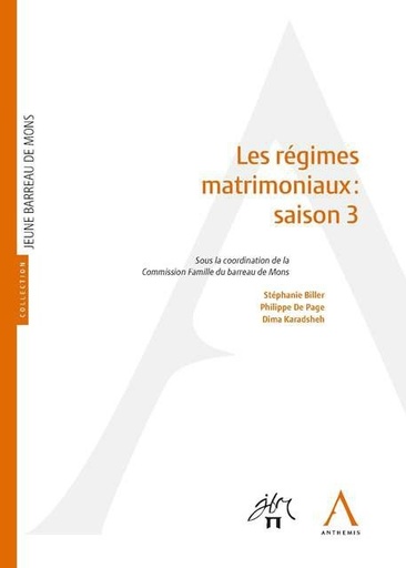[9782807205123] Les régimes matrimoniaux - Saison 3