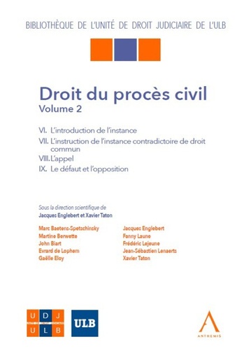 [9782807205031] Droit du procès civil - Volume 2