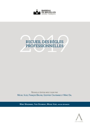 [9782807205550] Recueil des règles professionnelles 2019