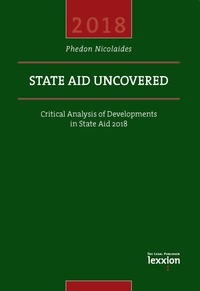 [9783869653389] State Aid Uncovered - Critical Analysis of Developments in State Aid 2018