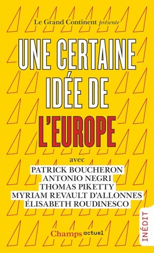 [9782081480223] Une certaine idée de l'Europe