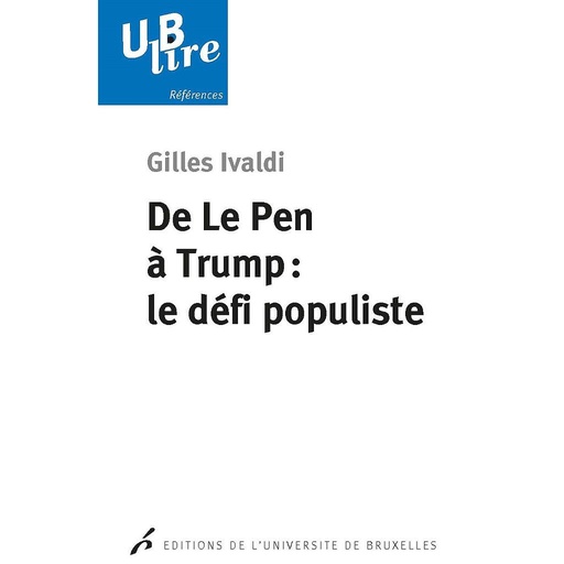 [9782800416434] De Le Pen à Trump - Le défi populiste
