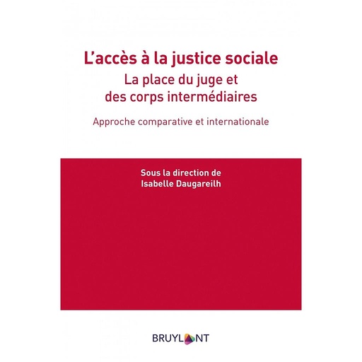 [9782802763642] L'accès à la justice sociale