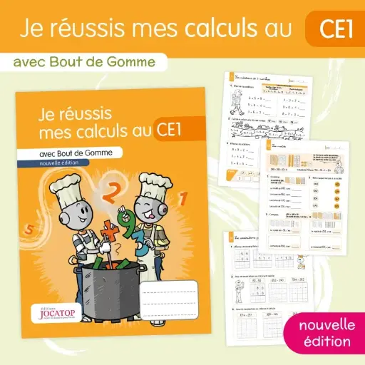 [9782363950857] Je réussis mes calculs au CE1 avec Bout de Gomme - Nouvelle édition