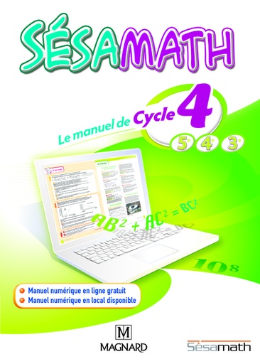 [9782210106345] Sésamath cycle 4 - Grand Format