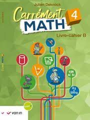 [9789030685982] Carrement Math 4 A Livre-Cahier