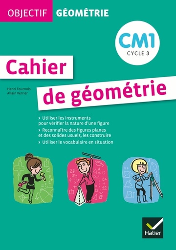[9782218956843] Objectif géométrie - Cahier de géométrie CM1