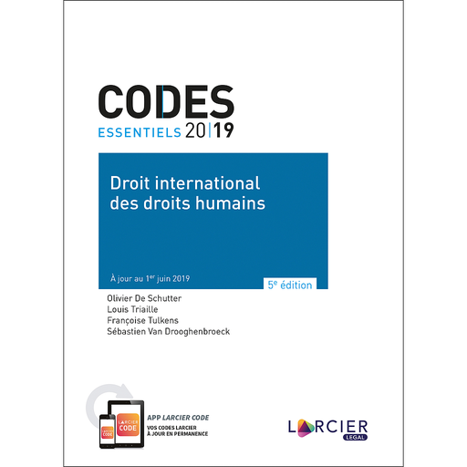 [9782807915725] Code essentiel – Droit international des droits humains 2019