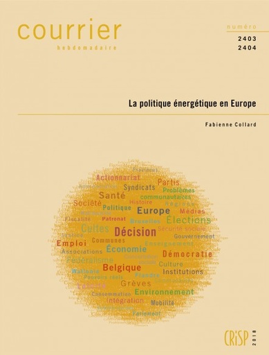 [9782870752074] La politique énergétique en Europe N° 2403-2404