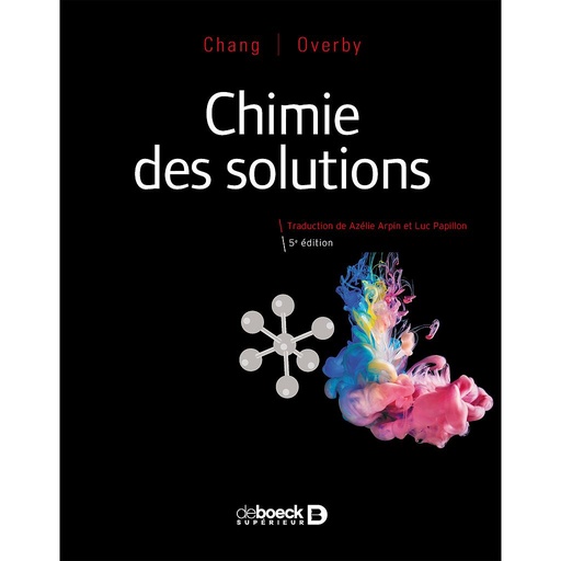 [9782807326750] Chimie des solutions