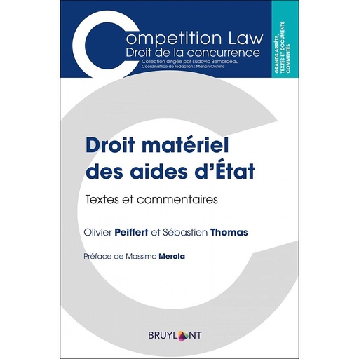 [9782802764830] Droit matériel des aides d'État - Textes et commentaires