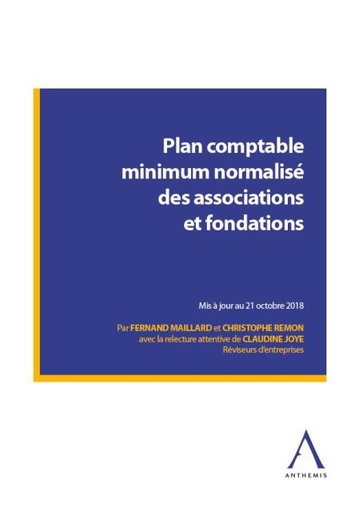 [9782807205970] Plan comptable minimum normalisé des associations et fondations