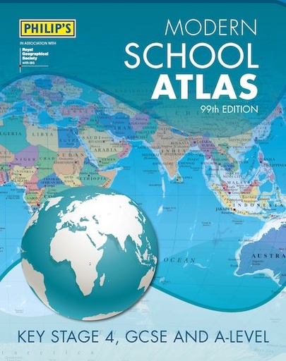 [9781849074933] Philip's Modern School Atlas - 99th Edition