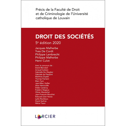 [9782807902145] Droit des sociétés - 5ème Edition