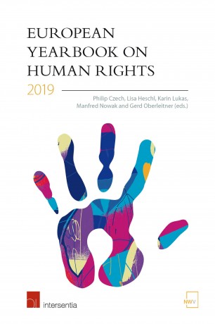 [9781780688541] European Yearbook on Human Rights 2019