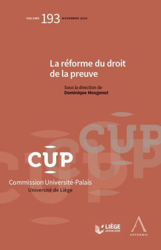 [9782807205499] La réforme du droit de la preuve