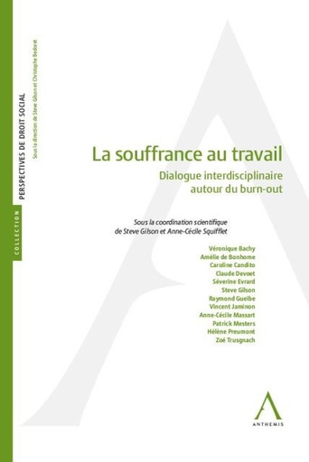 [9782807205116] La souffrance au travail - Dialogue interdisciplinaire autour du burn-out
