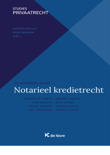 [9789048636587] Notarieel kredietrecht