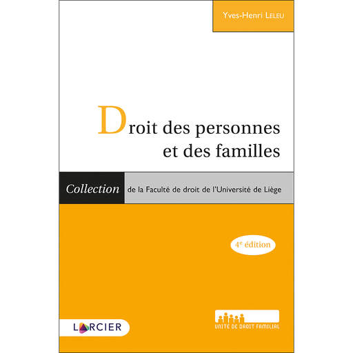 [9782807918214] Droit des personnes et des familles - 4ème Edition