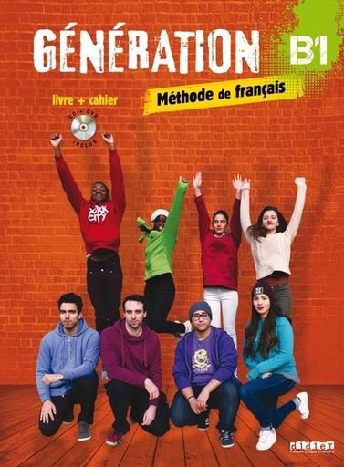 [9782278086351] Génération Niveau B1 - Livre de l'élève + cahier d'activités