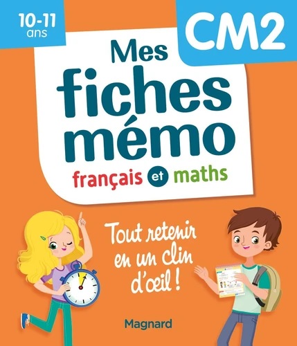 [9782210762596] Français et maths CM2 Mes fiches Mémo