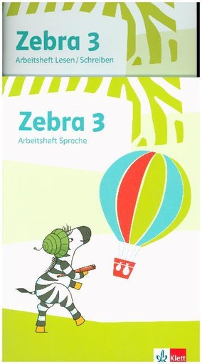 [9783122709631] Zebra 3 Arbeitsheft Lesen/Schreiben und Arbeitsheft Sprache - Ausgabe ab 2018