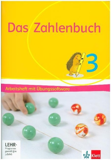 [9783122017613] Das Zahlenbuch 3 Arbeitsheft mit CD-ROM - Allgemeine Ausgabe 2017