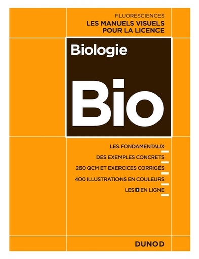 [9782100765157] Biologie - Les manuels visuels pour la Licence